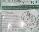 FOLEY CATHETER TRAYS DESIGNED TO FOLLOW THE CDC GUIDLINES FOR PREVENTION OF CATHETER-ASSOCIATED URINARY TRACT INFECTIONS