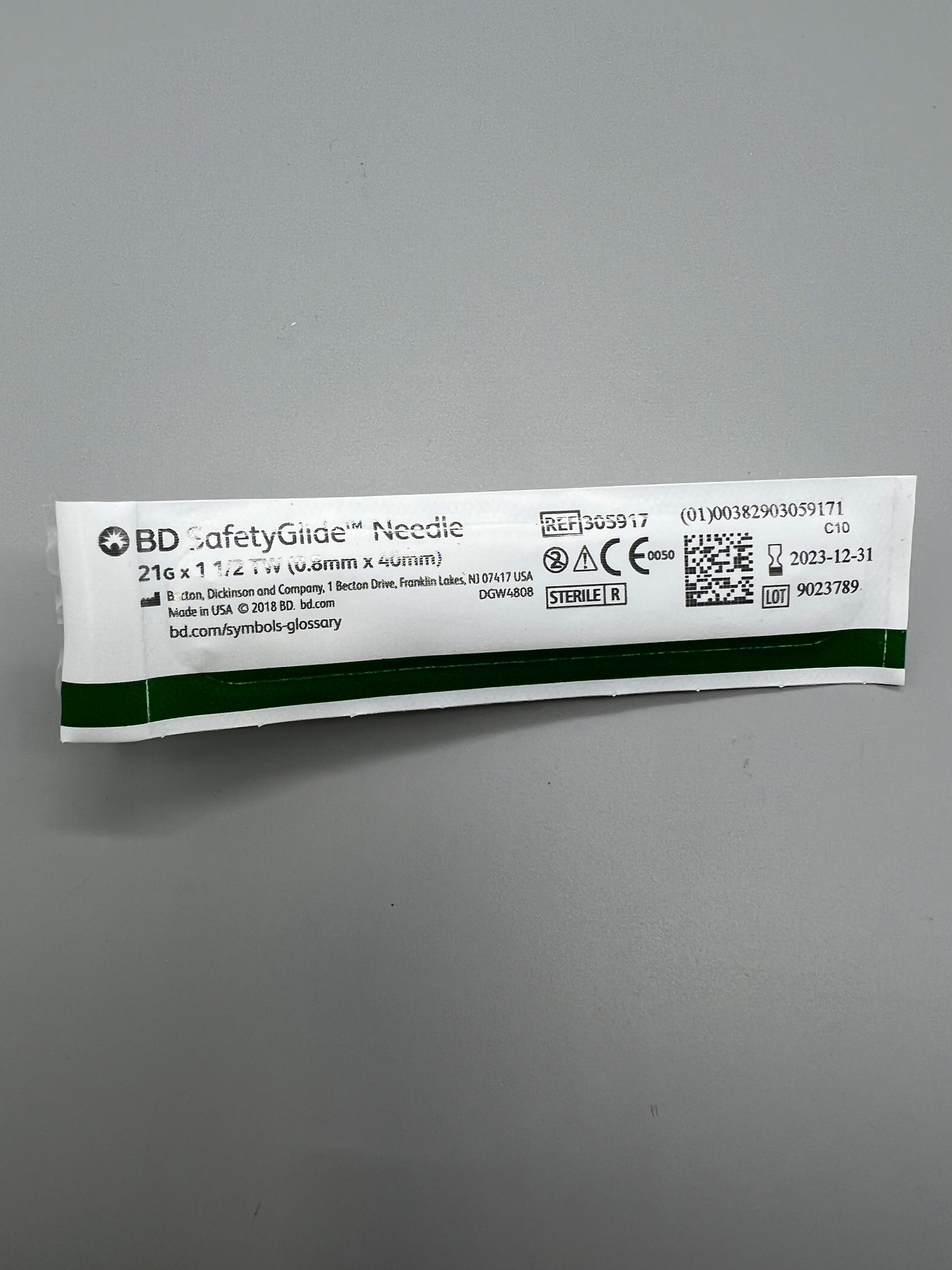 SAFETYGLIDE INJECTION NEEDLE