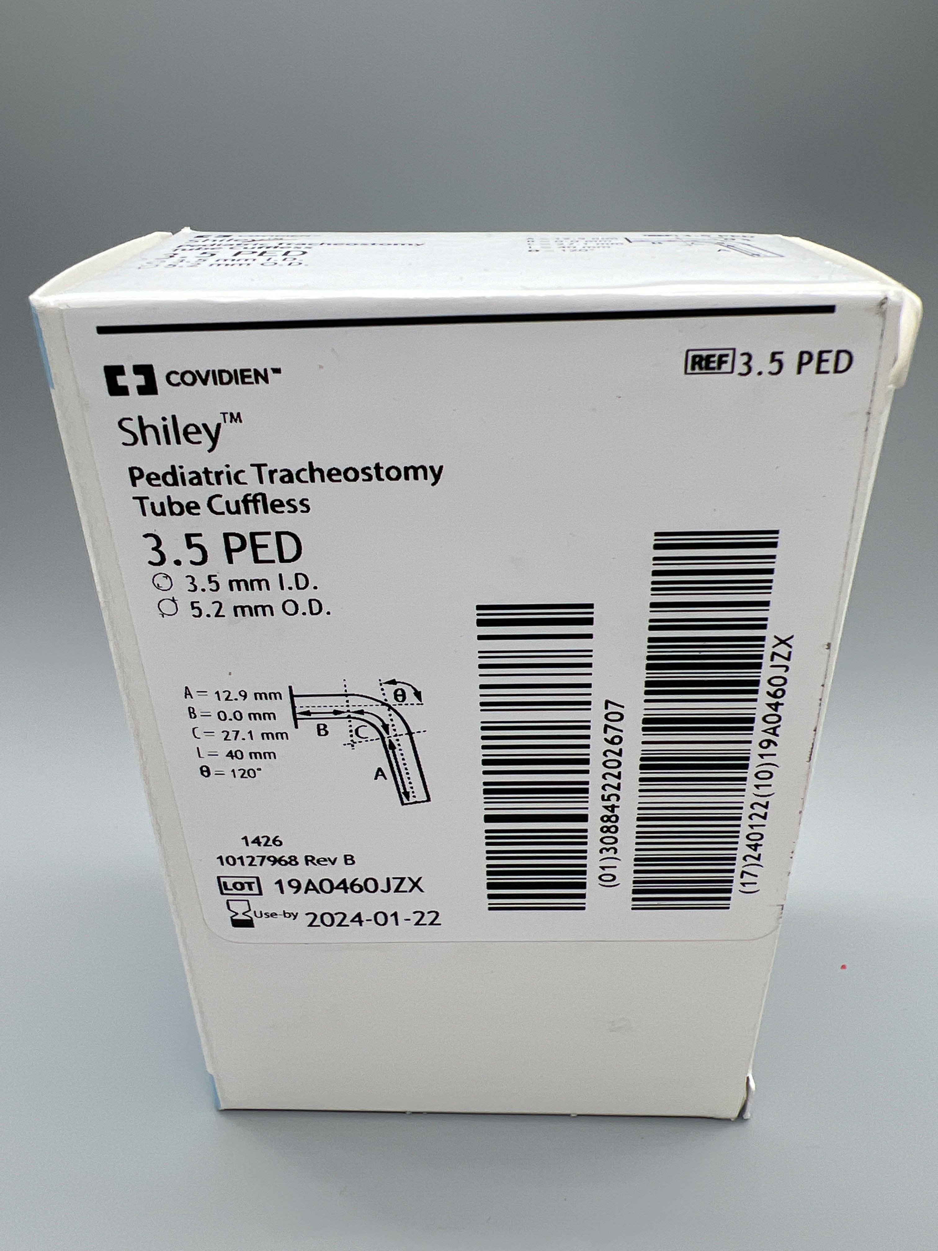 PEDIATRIC TRACHEOSTOMY TUBE CUFFLESS